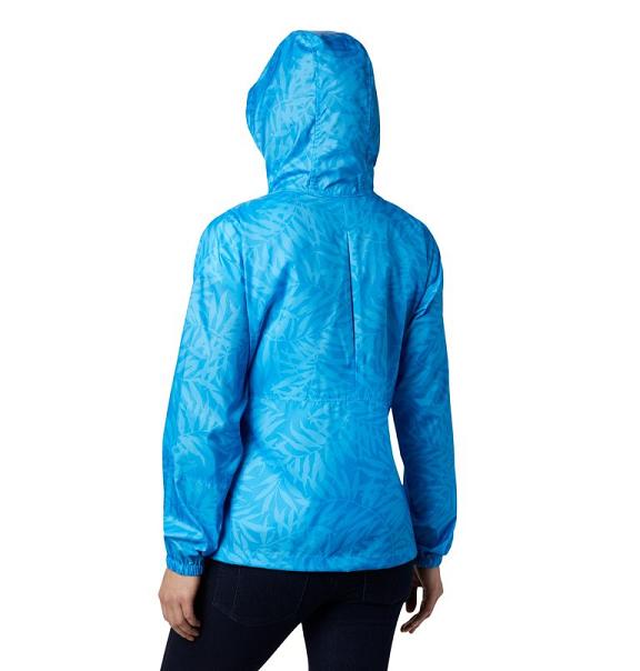 Columbia Flash Forward Windbreaker Blue For Women's NZ42698 New Zealand